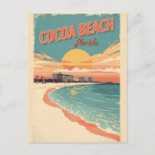 Retro Reise Cocoa Beach Florida Westgate Geschenke Postkarte (Vorderseite)