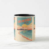 Retro Reise Cocoa Beach Florida Westgate Geschenke Tasse (Zentrum)