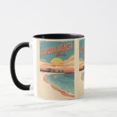 Retro Reise Cocoa Beach Florida Westgate Geschenke Tasse (Links)