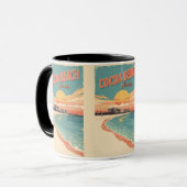 Retro Reise Cocoa Beach Florida Westgate Geschenke Tasse (Vorderseite Links)