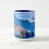Retro Reise-Fotografie Amalfis Italien Europa Tasse (Zentrum)