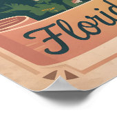 Retro-Reise nach Sarasota Florida Poster (Ecke)