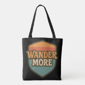 Retro-Reiseabzeichen-Tasche-Design Tasche (Rückseite)