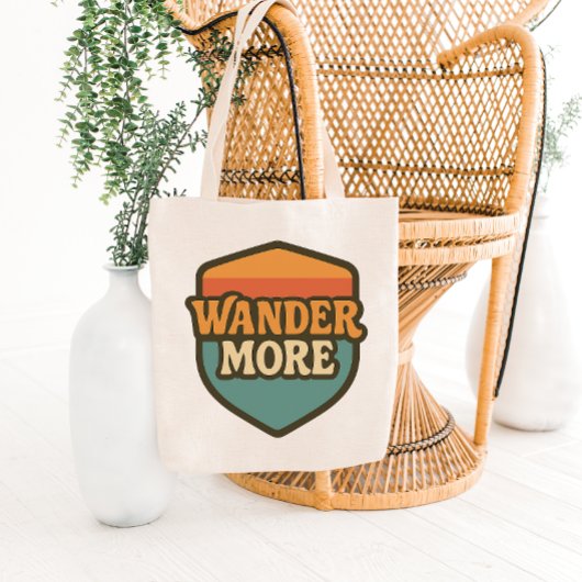 Retro-Reiseabzeichen-Tasche-Design Tragetasche