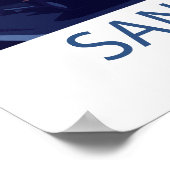 Retro Reisen San Francisco Poster (Ecke)