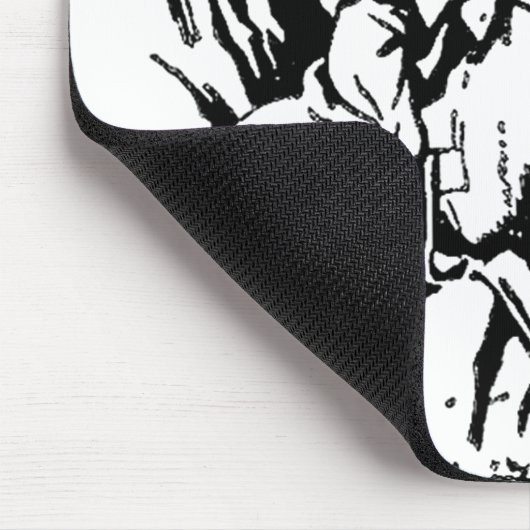 Retro Reiten Mousepad (Ecke)