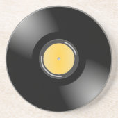Retro Rekordalbum-durstiger Untersetzer mit 45 (Vorne)