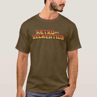 Retro-Rekreation Zurück in die Zukunft-Logo T-Shirt