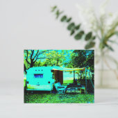 Retro relaxation postcard postkarte (Stehend Vorderseite)