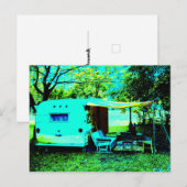 Retro relaxation postcard postkarte (Vorne/Hinten)