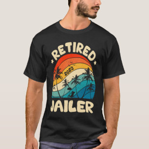 Retro Remüde Jailer Vintage Rente funktioniert T-Shirt