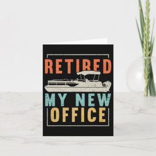 Retro Remüde mein neues Büro Karte