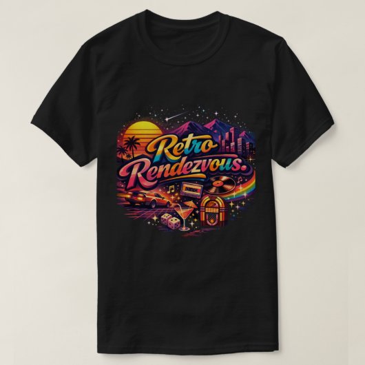 Retro Rendezvous T-Shirt (Design vorne)