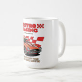 RETRO-RENNEN-KAFFEETASSE KAFFEETASSE (VorderseiteRechts)