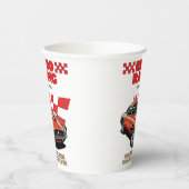 RETRO RENNEN PAPPBECHER (Links)