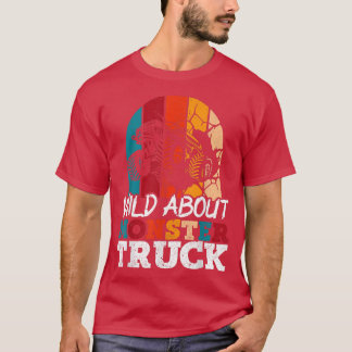 Retro-Rennrennen Vintage-Monstertruck T-Shirt