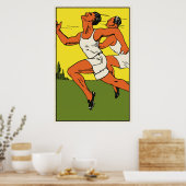 Retro-Rennstrecke Poster (Küche)
