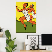 Retro-Rennstrecke Poster (Heimbüro)