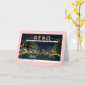 Retro Reno Karte (Gelbe Blume)