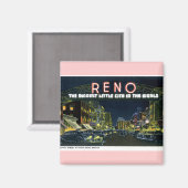 Retro Reno Magnet (Vorderseite/Rückseite)