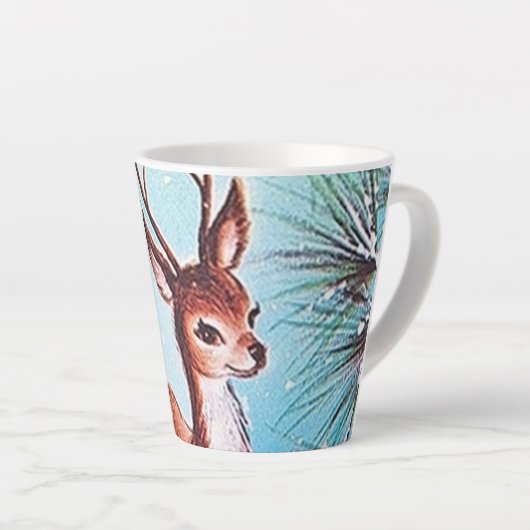 Retro-Rentiere Milchtasse (Rechte Ecke)