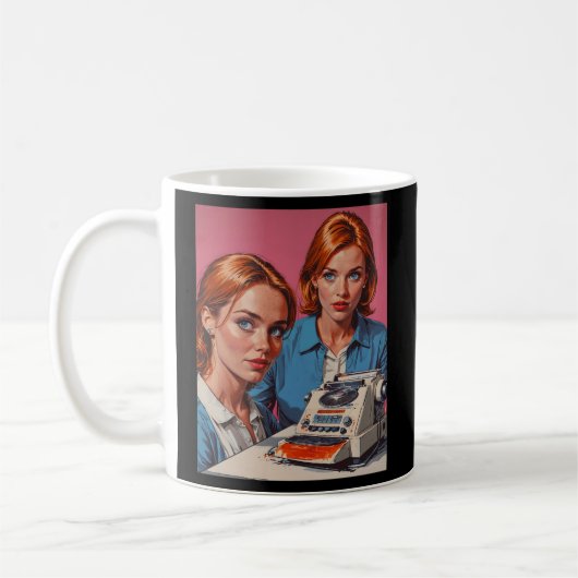 Retro-Reporter: Schwestern im Journalismus Kaffeetasse (Links)