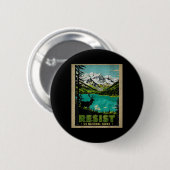 Retro Residence Alt Us Nationalpark Nps Service Button (Vorne & Hinten)