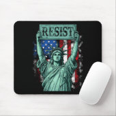 Retro Resist Not My President Anti-trump Mousepad (Mit Mouse)