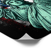 Retro Resist Not My President Anti-trump  Poster (Ecke)