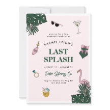 Retro Resort Letzte Splash Bachelorette Wochenende