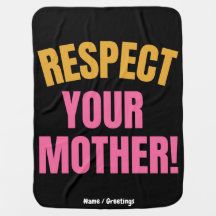 Retro Respektiere Deine Mutter Grafik Lustiges Mut