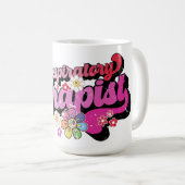 Retro Respiratory Therapeutic Kaffeetasse (VorderseiteRechts)