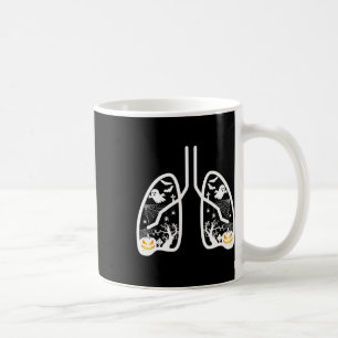 Retro Respiratory Therapist Rt Lung Ghost Pumpkin Kaffeetasse
