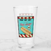 Retro Restaurant-Zeichen Glas (Vorderseite)