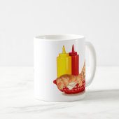 Retro Restaurantartkätzchen Kaffeetasse (VorderseiteRechts)