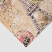 Retro-Retro des französischen Effiliate Seidenpapier (Ausschnitt)