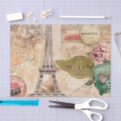 Retro-Retro des französischen Effiliate Seidenpapier (Handwerk)