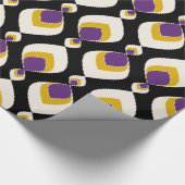 Retro, Retro-Ornament Geschenkpapier (Ecke)