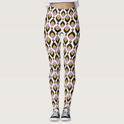 Retro, Retro-Ornament Leggings (Vorderseite)