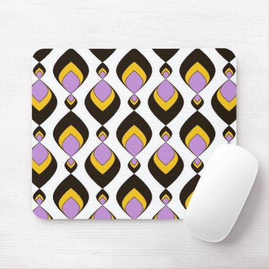 Retro, Retro-Ornament Mousepad (Mit Mouse)