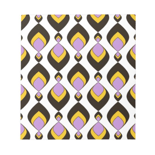 Retro, Retro-Ornament Notizblock (Vorderseite)