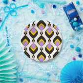 Retro, Retro-Ornament Pappteller (Party)