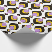 Retro, retro-verzierung geschenkpapier (Ecke)
