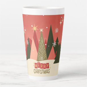 Retro/Retro-Weihnachtsbaum Milchtasse