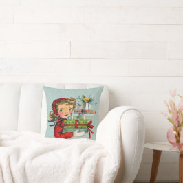 Retro Retro Weihnachtsgeschenk Damendekoration Kissen