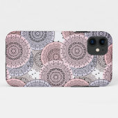 Retro, Retromuster, beige, grau, elegant Case-Mate iPhone Hülle (Rückseite (Horizontal))