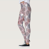 Retro, Retromuster, beige, grau, elegant Leggings (Links)