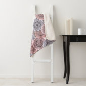 Retro, Retromuster, beige, grau, elegant Sherpadecke (Beispiel)