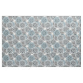 Retro, Retromuster, blau und grau, elegant Stoff (Yard (91,4 cm))
