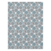 Retro, Retromuster, blau und grau, elegant Tischdecke (Vorderseite)